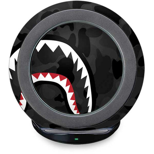 Shark Teeth Grey Street Camo Fast Charge Wireless Charging Stand Skin